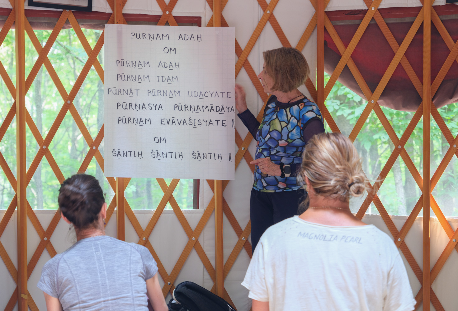 Leslie Freyberg teaching