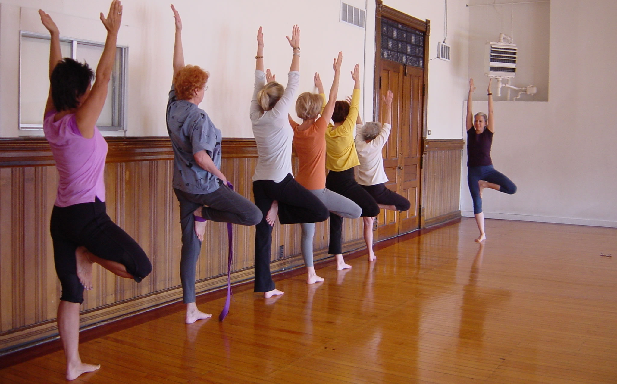 Class at North Woods Yoga